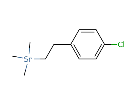 Molecular Structure of 104586-14-3 ([2-(4-Chloro-phenyl)-ethyl]-trimethyl-stannane)