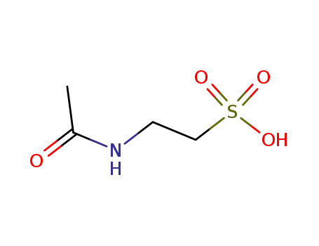 Molecular Structure of 19213-70-8 (acetyltaurine)