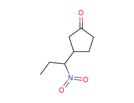Molecular Structure of 344751-82-2 ((+/-)-3-(1'-nitropropyl)cyclopentanone)