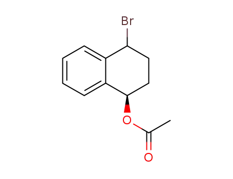 Molecular Structure of 661461-02-5 (1-Naphthalenol, 4-bromo-1,2,3,4-tetrahydro-, acetate, (1R)-)