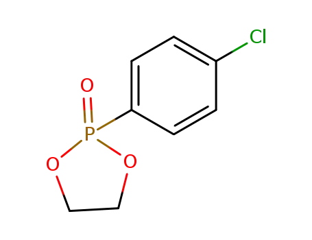 Molecular Structure of 30115-15-2 (2-(4-Chloro-phenyl)-[1,3,2]dioxaphospholane 2-oxide)