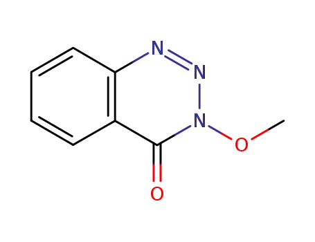 Molecular Structure of 64908-55-0 (1,2,3-Benzotriazin-4(3H)-one, 3-methoxy-)