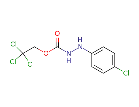 Molecular Structure of 137273-07-5 (N'-(4-Chloro-phenyl)-hydrazinecarboxylic acid 2,2,2-trichloro-ethyl ester)