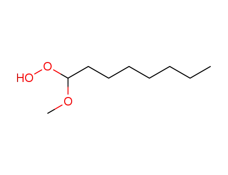 Molecular Structure of 130011-67-5 (Hydroperoxide, 1-methoxyoctyl)