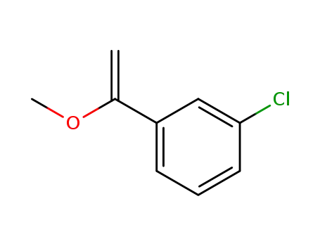 Molecular Structure of 89726-07-8 (Benzene, 1-chloro-3-(1-methoxyethenyl)-)