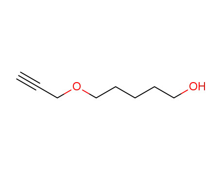 Molecular Structure of 110922-31-1 (5-propargyloxy-pentan-1-ol)