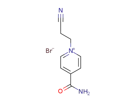 Molecular Structure of 130671-07-7 (4-Carbamoyl-1-(2-cyano-ethyl)-pyridinium; bromide)