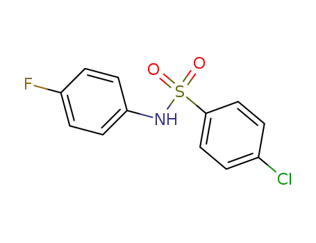 4-chloro-N-(4-fluorophenyl)benzenesulfonamide