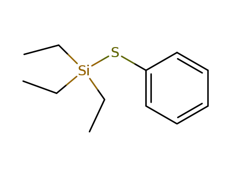 Molecular Structure of 28976-32-1 (Silane, triethyl(phenylthio)-)