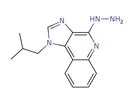 Molecular Structure of 201030-96-8 (4-Hydrazino-1-(2-methylpropyl)-1H-imidazo [4,5-c]quinoline)