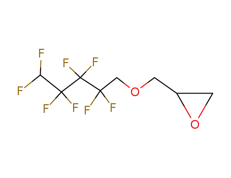 Molecular Structure of 19932-27-5 (3-(1H,1H,5H-OCTAFLUOROPENTYLOXY)-1,2-EPOXYPROPANE)