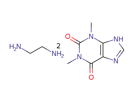 1,3-dimethyl-7H-purine-2,6-dione; ethane-1,2-diamine
