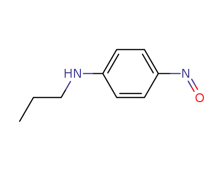 Molecular Structure of 109231-01-8 (4-nitroso-<i>N</i>-propyl-aniline)
