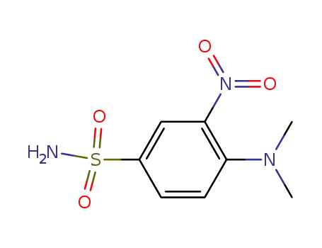 Molecular Structure of 16611-56-6 (4-(N,N-dimethylamino)-3-nitrobenzenesulfonamide)
