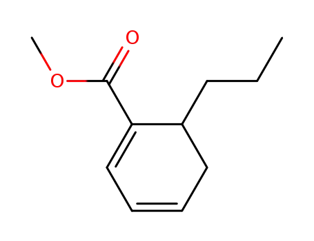 1,3-Cyclohexadiene-1-carboxylic acid, 6-propyl-, methyl ester