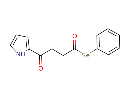 Molecular Structure of 1052104-32-1 (phenyl 4-oxo-4-(1H-pyrrol-2-yl)butaneselenoate)