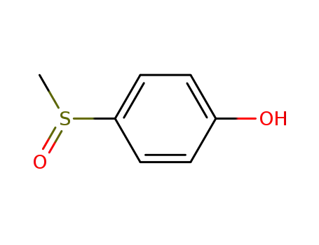 Molecular Structure of 14763-64-5 (4-(METHYLSULFINYL)PHENOL)