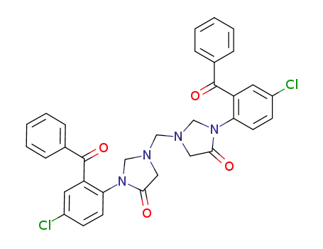 1,1'-Methylenebis[3-(2-benzoyl-4-chlorophenyl)-4-imidazolidinone]
