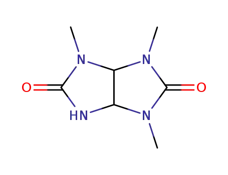 Molecular Structure of 263403-90-3 (1,3,4-trimethyl-tetrahydroimidazo[4,5-d]imidazole-2,5(1H,3H)-dione)