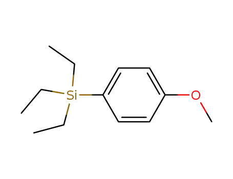 Molecular Structure of 14311-75-2 (Silane, triethyl(4-methoxyphenyl)-)