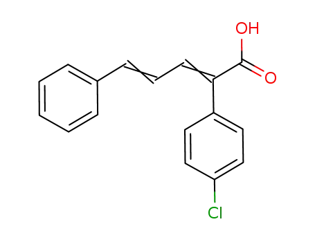 Benzeneacetic acid, 4-chloro-a-(3-phenyl-2-propenylidene)-