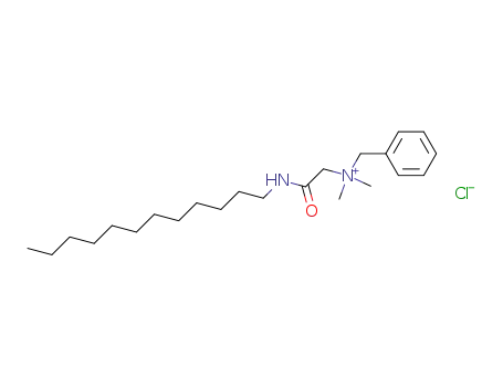 Molecular Structure of 100-95-8 (benzyl[2-(dodecylamino)-2-oxoethyl]dimethylammonium chloride)