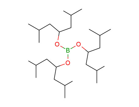Molecular Structure of 3088-77-5 (Tris[1-(2-methylpropyl)-3-methylbutyl] borate)