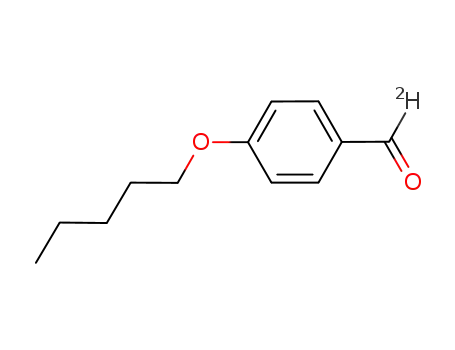 Molecular Structure of 342611-09-0 (4-N-PENTYLOXYBENZALDEHYDE-ALPHA-D1)
