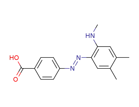 4-(4,5-dimethyl-2-methylamino-phenylazo)-benzoic acid