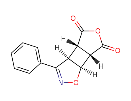 Molecular Structure of 137411-62-2 (4-phenyl-2-oxa-3-azabicyclo<3.2.0>hept-3-ene-6,7-dicarboxylic anhydride)