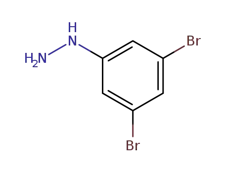 Molecular Structure of 861597-19-5 ((3,5-DibroMo-phenyl)hydrazine)