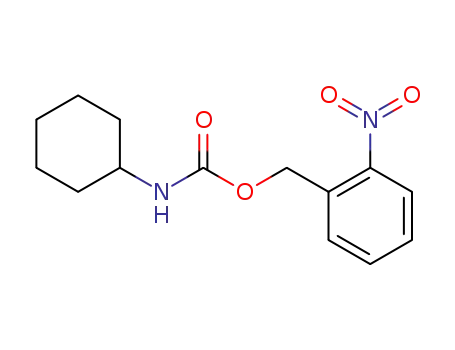Molecular Structure of 119137-03-0 (Carbamic acid, cyclohexyl-, (2-nitrophenyl)methyl ester (9CI))