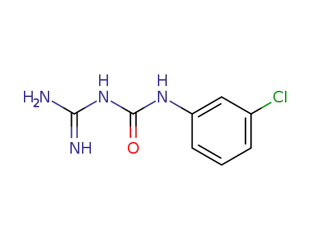 Molecular Structure of 52632-39-0 (<i>N</i>-carbamimidoyl-<i>N'</i>-(3-chloro-phenyl)-urea)