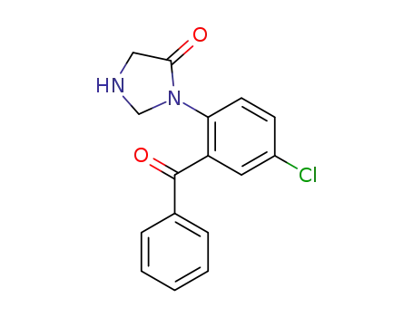 3-(2-benzoyl-4-chloro-phenyl)-imidazolidin-4-one