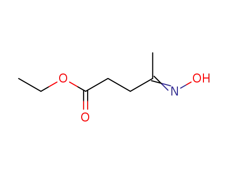Molecular Structure of 63917-03-3 (4-(Hydroxyimino)pentanoic acid ethyl ester)