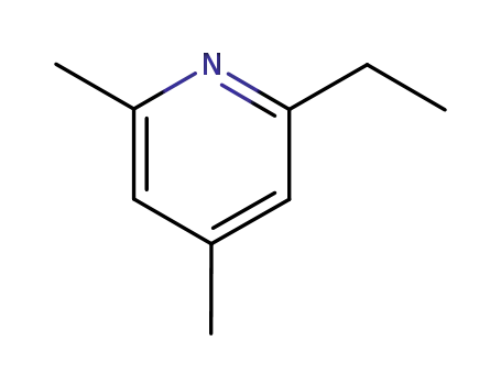 Molecular Structure of 1124-35-2 (6-Ethyl-2,4-dimethylpyridine)