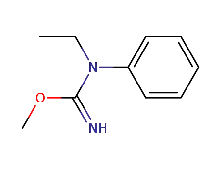 Carbamimidic acid, N-ethyl-N-phenyl-, methyl ester