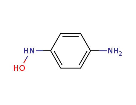 Molecular Structure of 43019-69-8 (4-amino-N-hydroxybenzenamine)