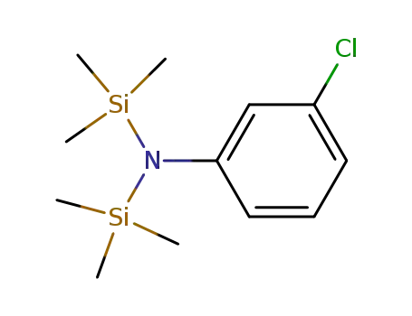 Molecular Structure of 7522-27-2 (3-CHLORO-N N-BIS(TRIMETHYLSILYL)ANILINE&)
