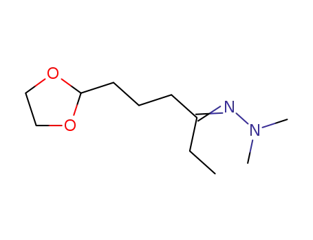 6-(1,3-dioxolan-2-yl)hexan-3-one N,N-dimethylhydrazone