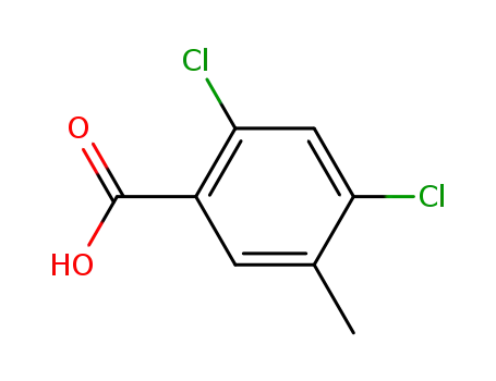 Molecular Structure of 6660-59-9 (2,4-dichloro-5-methylbenzoic acid)