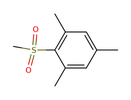 Molecular Structure of 6462-31-3 (Benzene, 1,3,5-trimethyl-2-(methylsulfonyl)-)