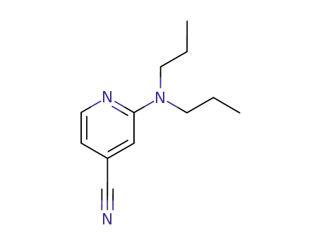 Molecular Structure of 127680-85-7 (2-(dipropylamino)isonicotinonitrile)