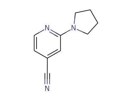 4-Pyridinecarbonitrile,2-(1-pyrrolidinyl)-