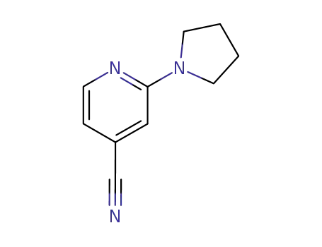 Molecular Structure of 127680-87-9 (2-PYRROLIDIN-1-YLISONICOTINONITRILE)