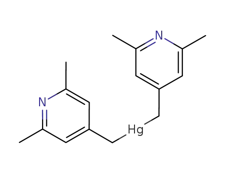 Molecular Structure of 79800-46-7 (bis(2,6-dimethyl-4-pyridylmethylene)mercury)