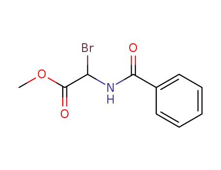Methyl benzamido(bromo)acetate