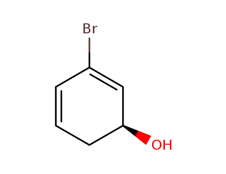 Molecular Structure of 1431975-75-5 ((-)-(1S)-1-hydroxy-3-bromocyclohexa-2,4-diene)