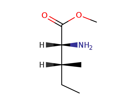 Molecular Structure of 107998-45-8 (D-Isoleucine, methyl ester)