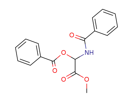 Acetic acid, (benzoylamino)(benzoyloxy)-, methyl ester